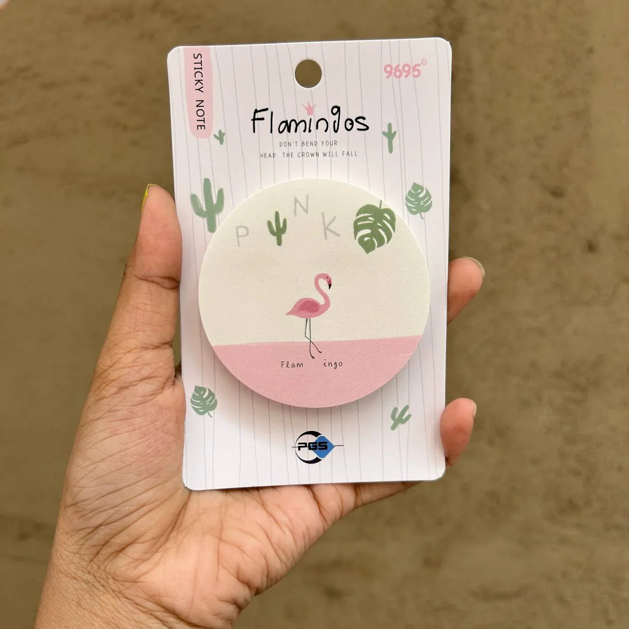 Flamingos Sticky Notes | get organised with sticky Notes | 75 Sheets | Pack Of 1