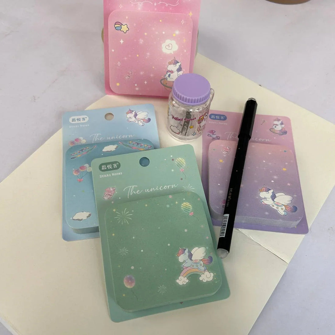 Fancy Sticky Note Pad Unicorn Syk0060