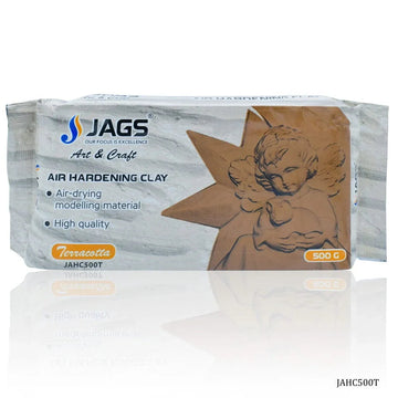 Jags Air Hardening Clay 500Grams Terracotta JAHC500T