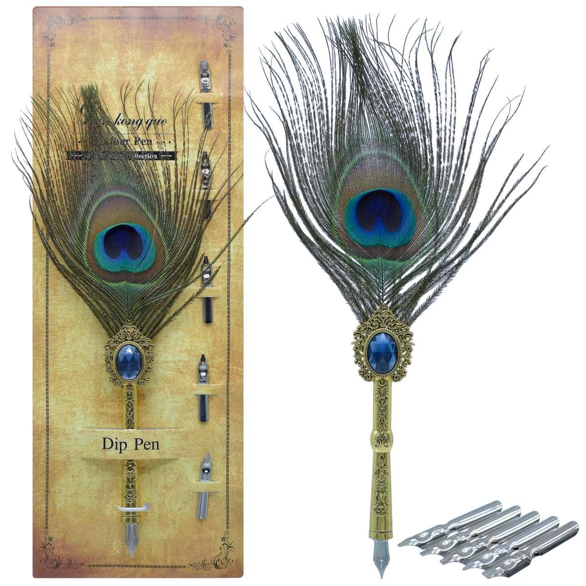 Feather Picok Fountain Pen Card Peking JB19-H