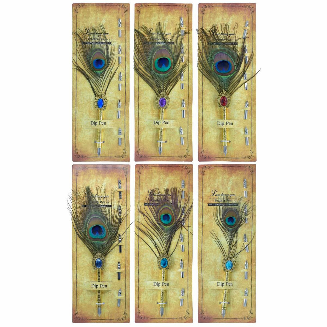 Feather Picok Fountain Pen Card Peking JB19-H