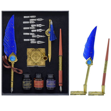 Feather Fountain Pen Gift Box Set Of 17 Pics JB19-O