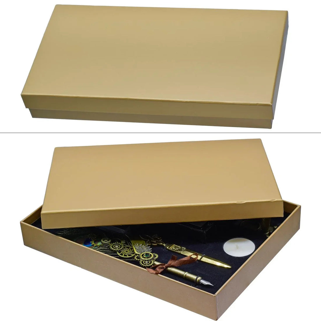 Feather Picok Fountain Pen Gift Box Set Of 15 Pics JB19-Q