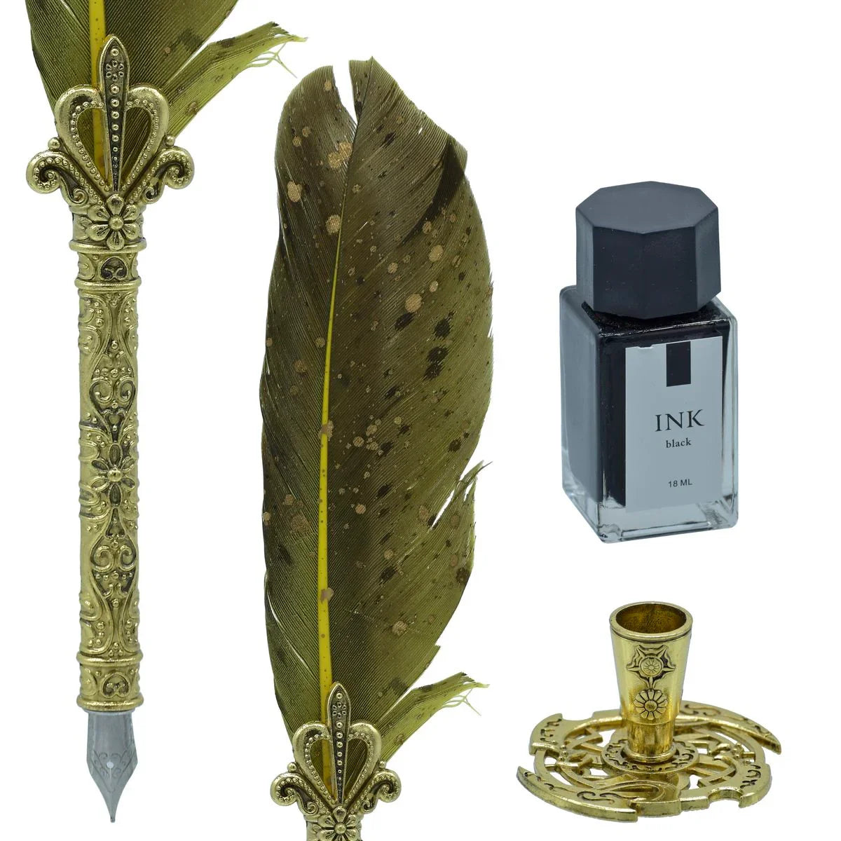 Feather Fountain Pen Gift Box Set Of 3 Pics JB19-S