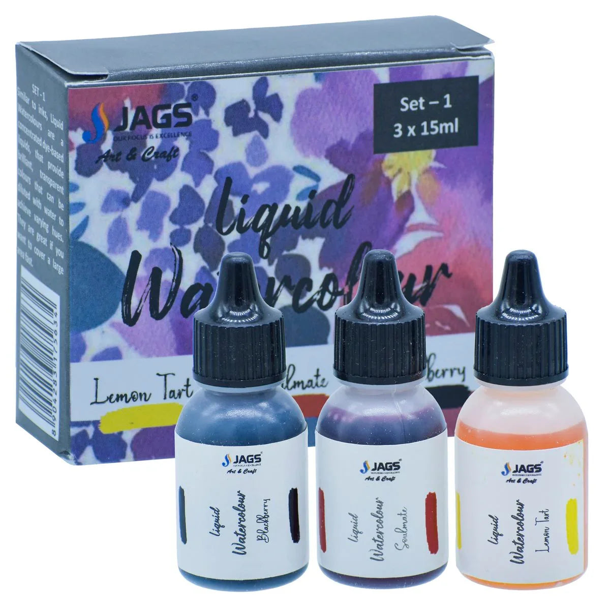 Jags Liquid Watercolour Set Of 3 Pics JLWS01