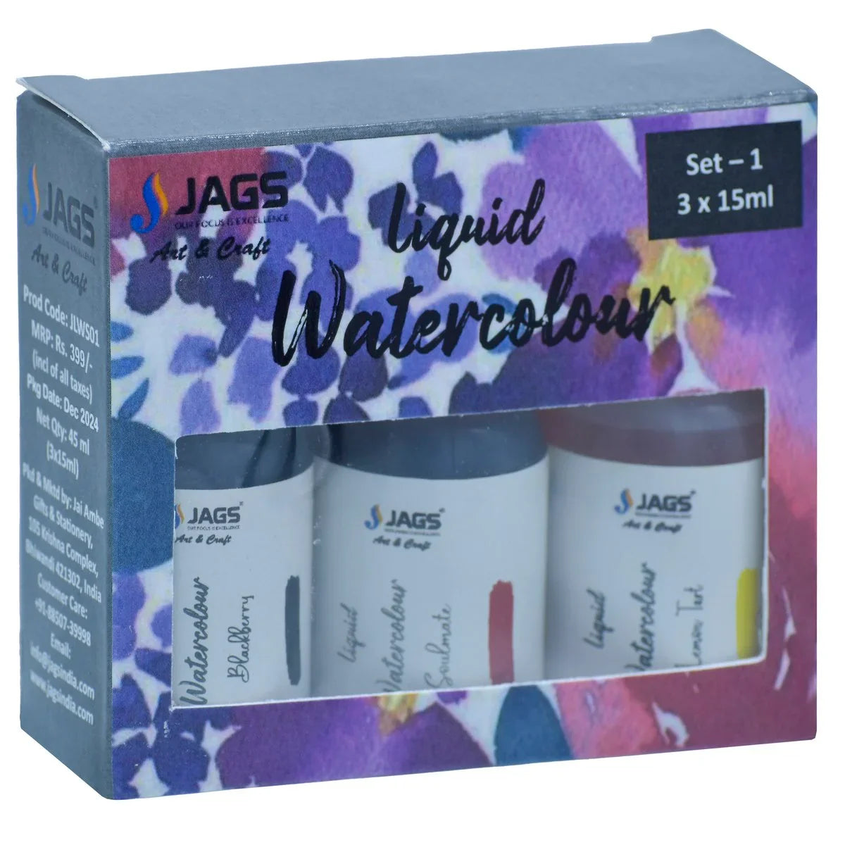Jags Liquid Watercolour Set Of 3 Pics JLWS01