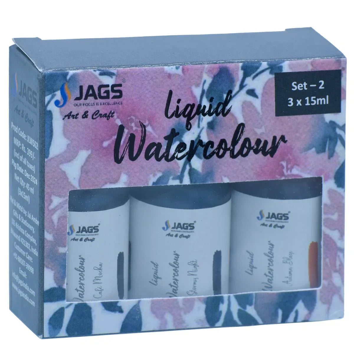 Jags Liquid Watercolour Set Of 3 Pics JLWS02