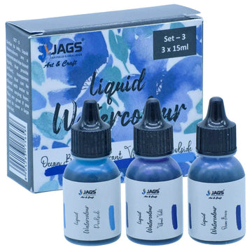 Jags Liquid Watercolour Set Of 3 Pics JLWS03