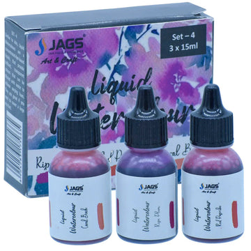 Jags Liquid Watercolour Set Of 3 Pics JLWS04