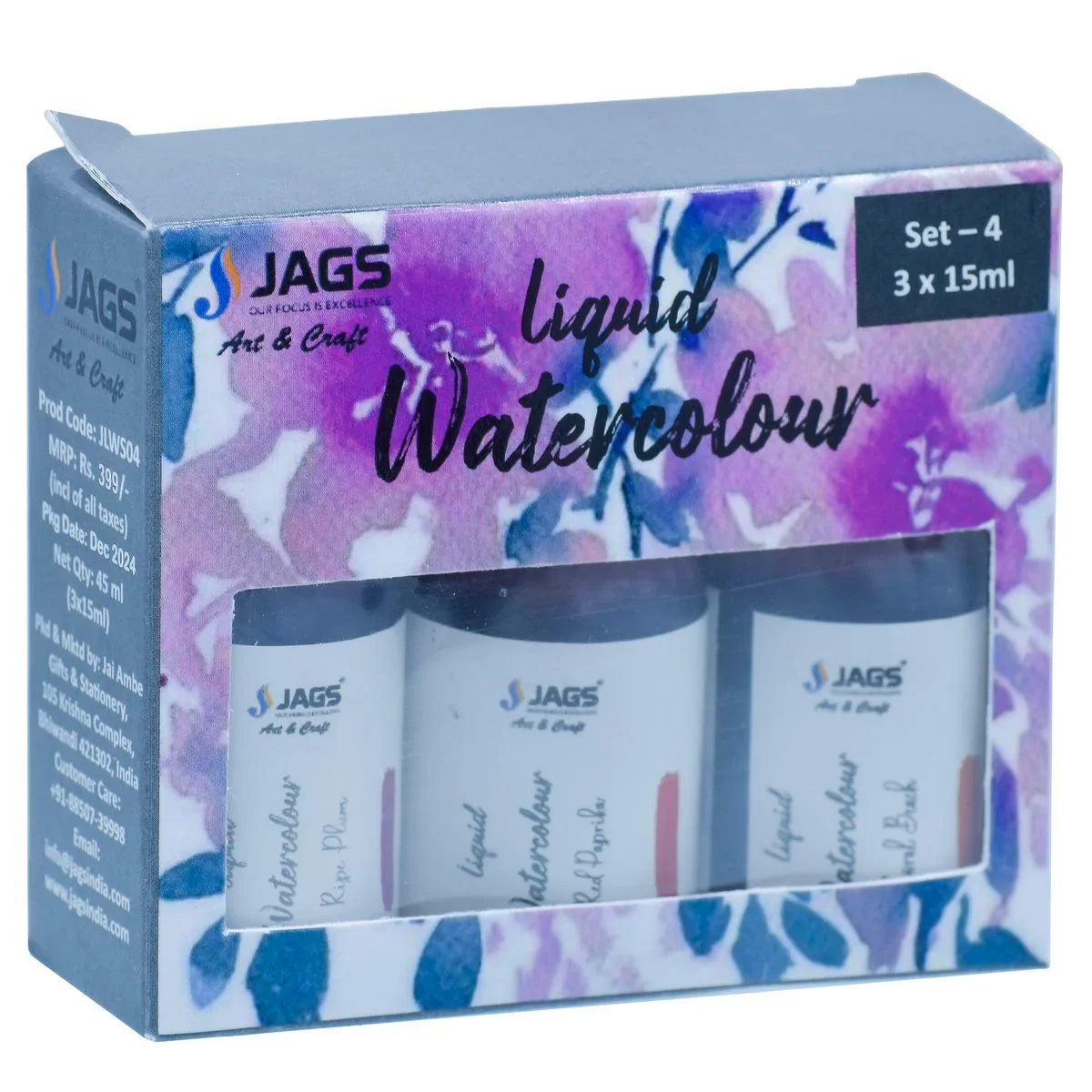 Jags Liquid Watercolour Set Of 3 Pics JLWS04