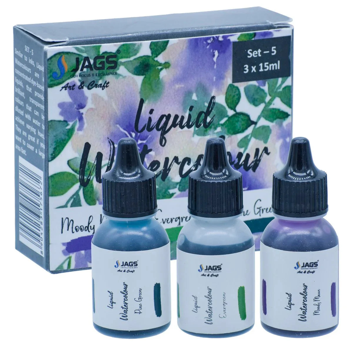 Jags Liquid Watercolour Set Of 3 Pics JLWS05