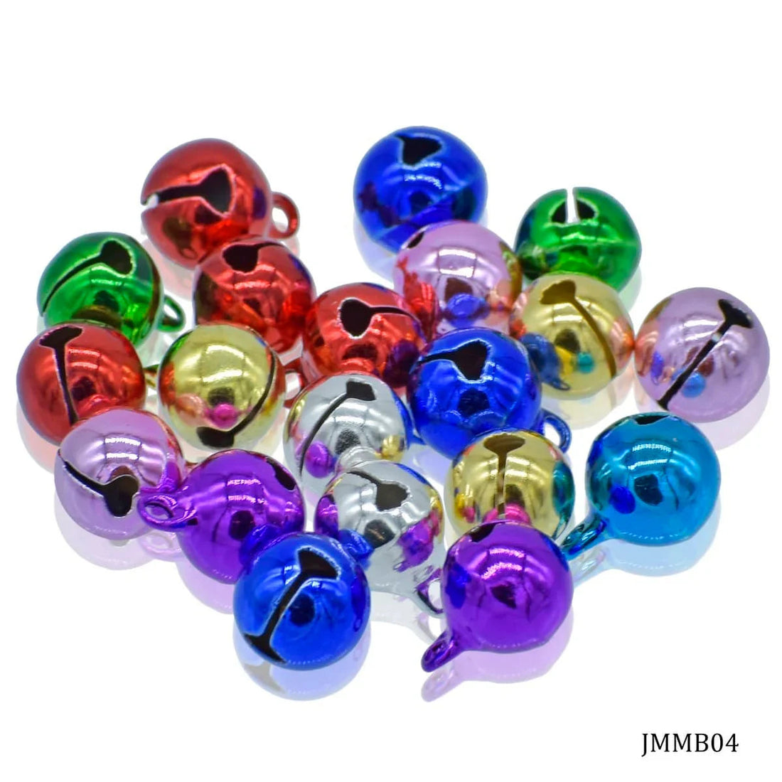 Jags Mini Metal Bells Mixed Colors 10MM 20 Pcs JMMB04