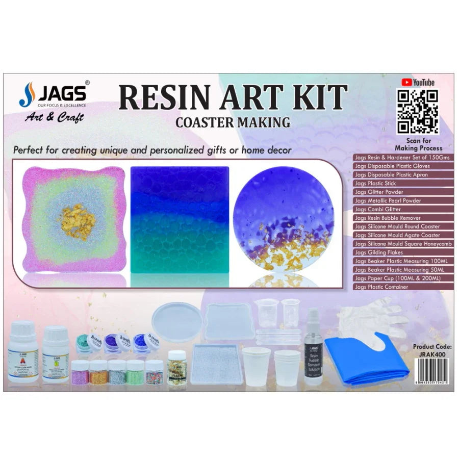 Jags Resin Art Kit For Coaster Making JRAK400