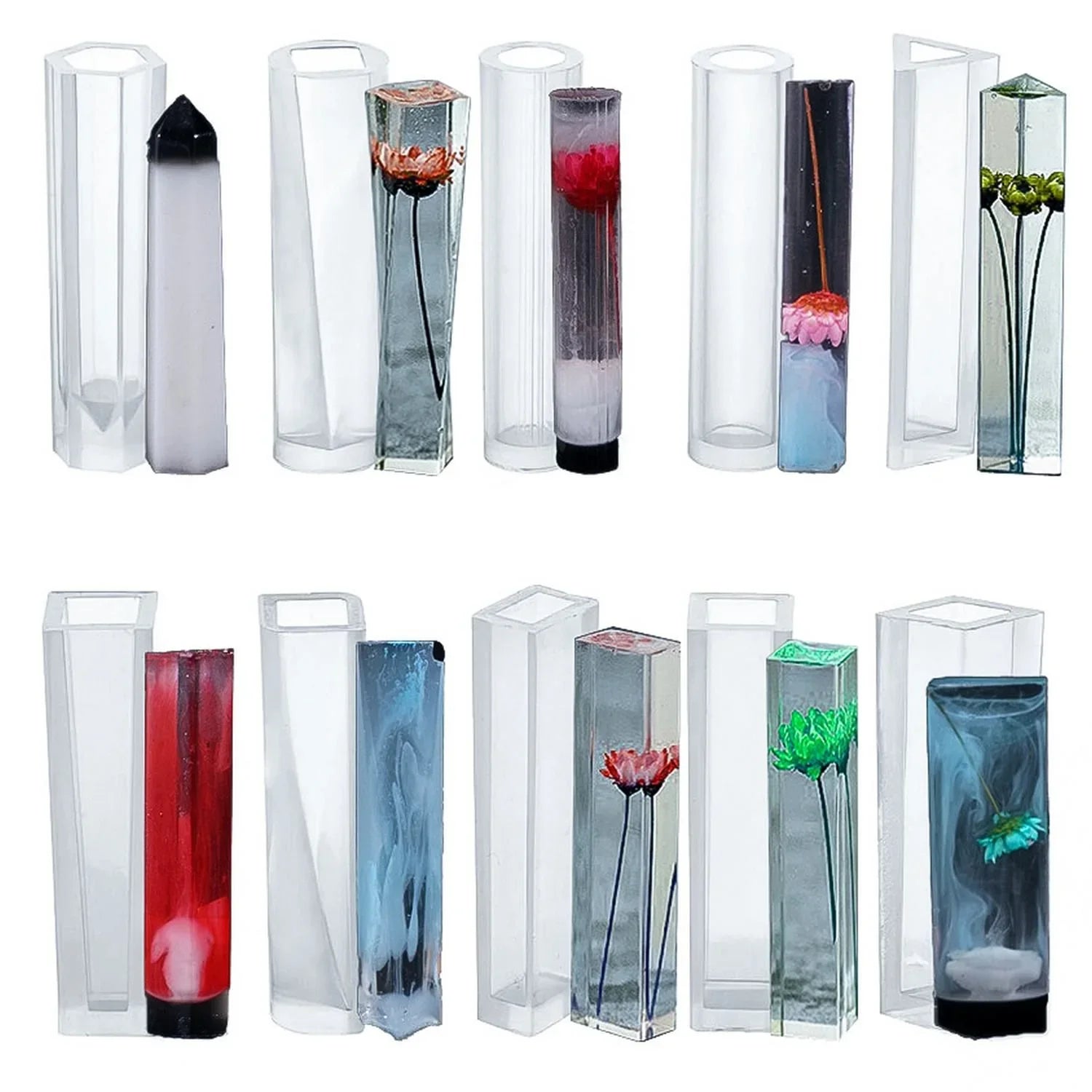 Jags Silicone Mould Diy Jewelry Pendant Set Of 10 Pic JSM102