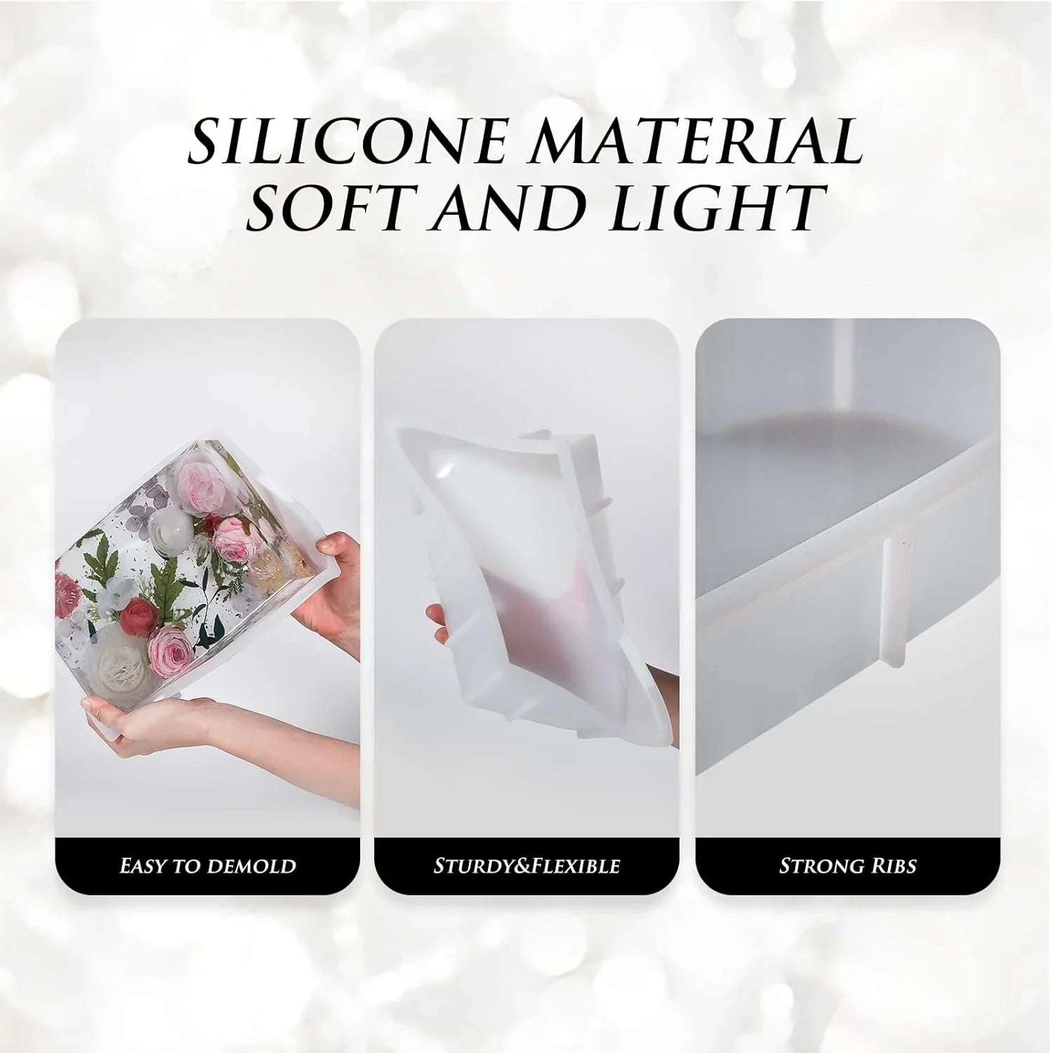 Jags Silicone Mould Deep Casting Rectangle JSM120