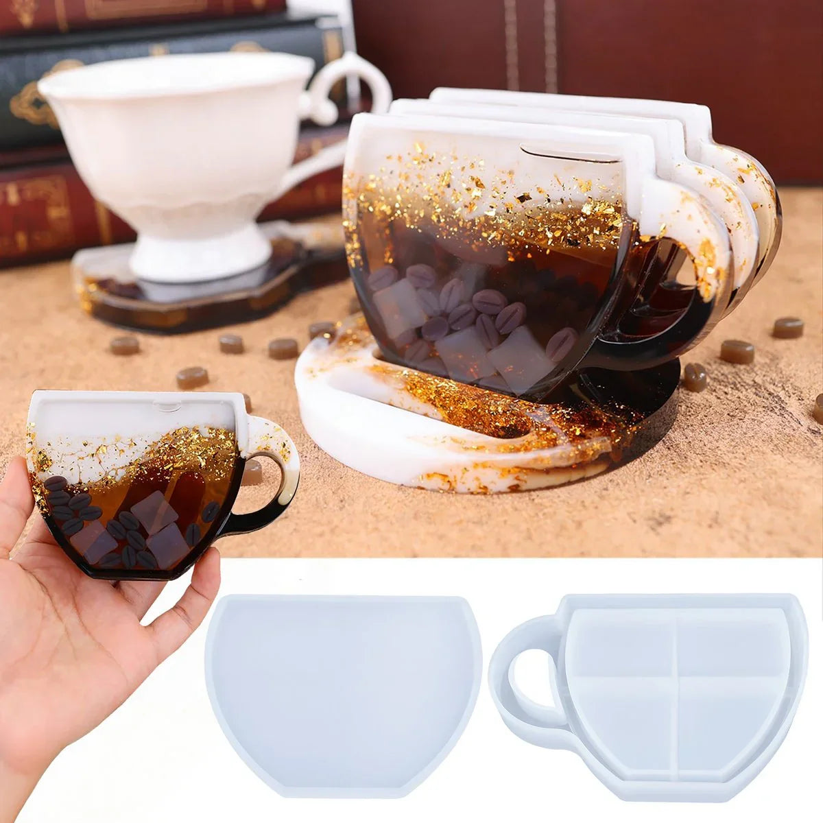 Jags Silicone Mould Coffee Cup Coaster JSM126