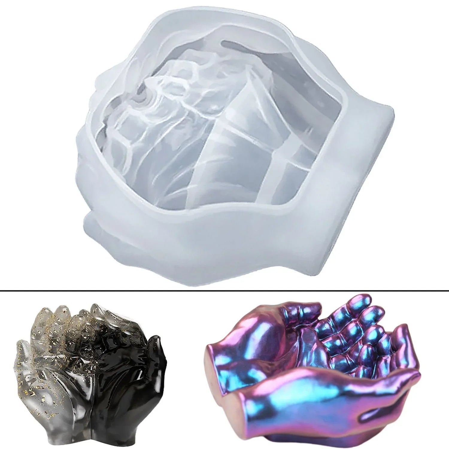 Jags Silicone Mould Hand Shaped Tray JSM132