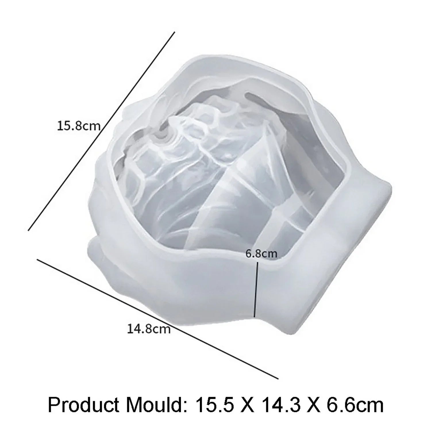 Jags Silicone Mould Hand Shaped Tray JSM132
