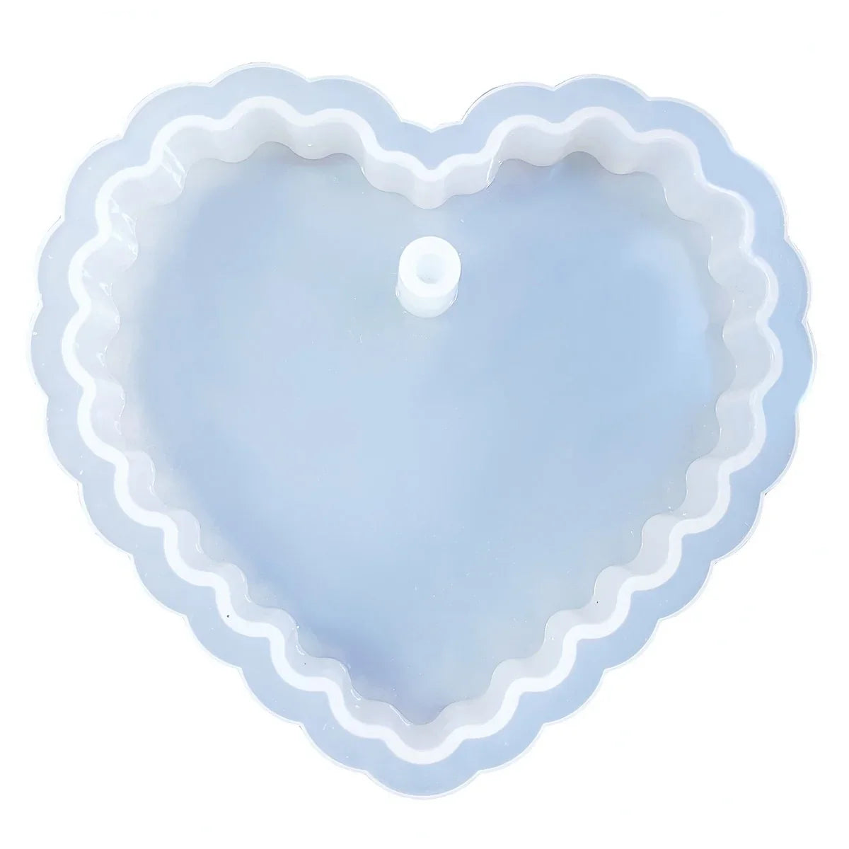 Jags Silicone Mould Design Heart Shape Keychain JSM140