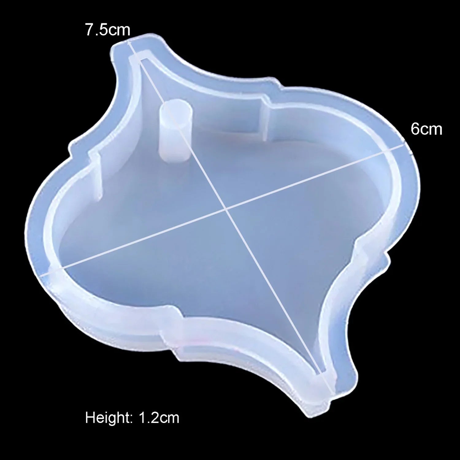 Jags Silicone Mould Christmas Shape Keychain JSM147