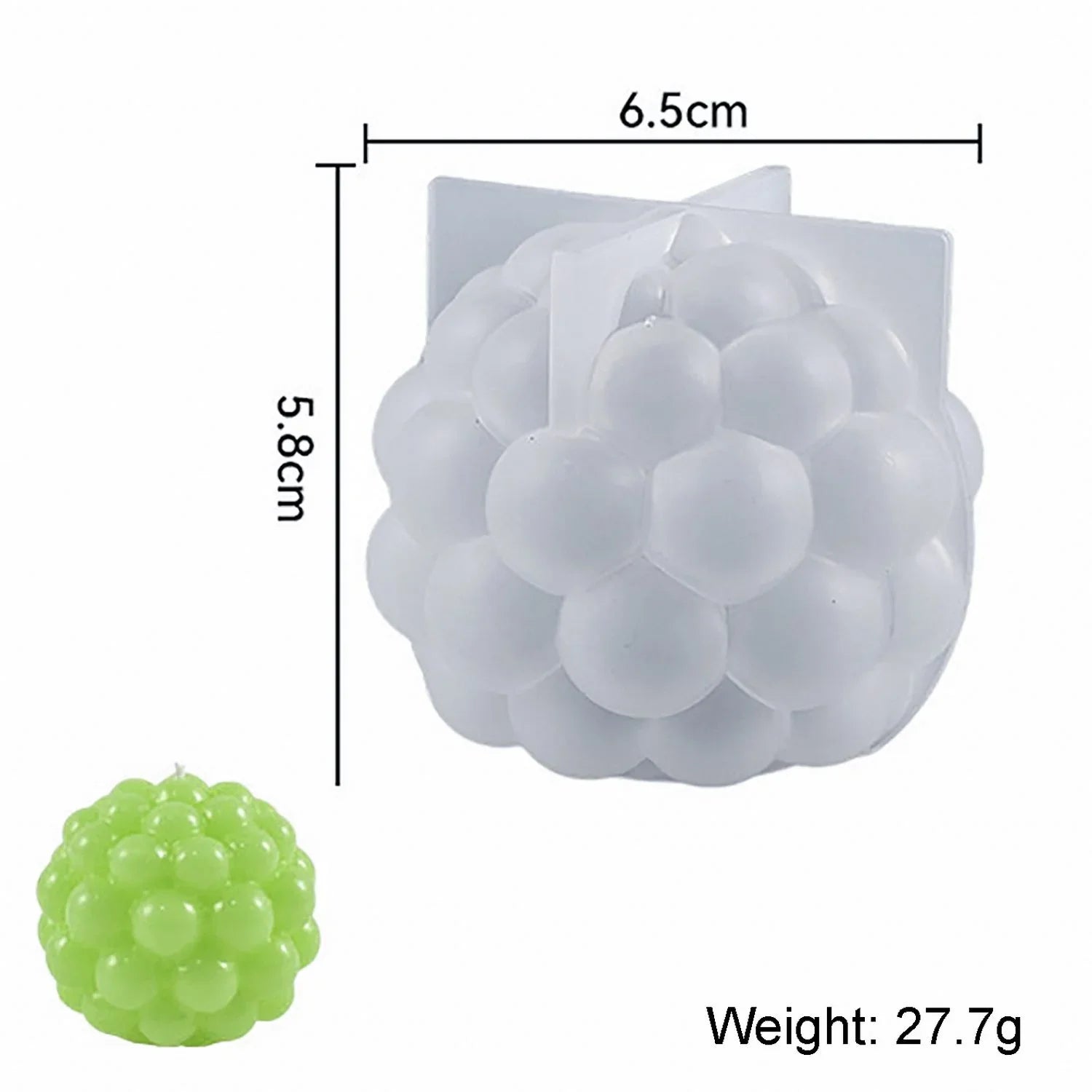 Jags Silicone Mould Bubbles Candle Making JSM15