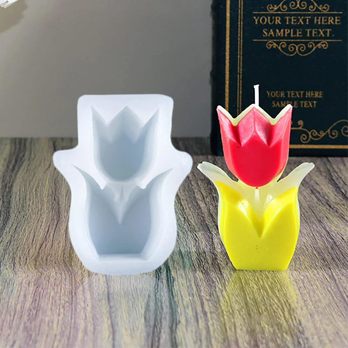 Jags Silicone Mould Flower With Petal Candle JSM168