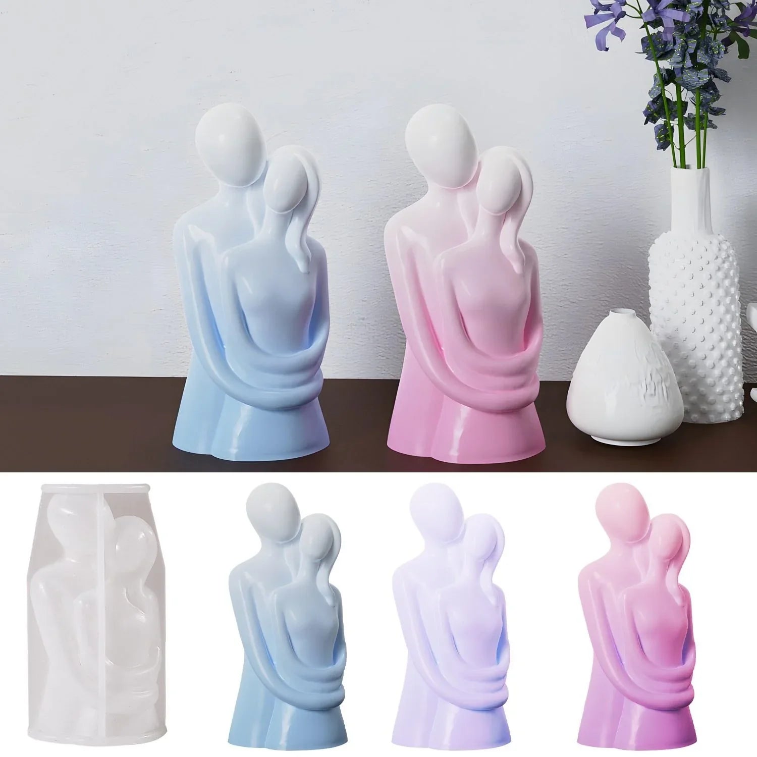 Jags Silicone Mould Couple Candle JSM181