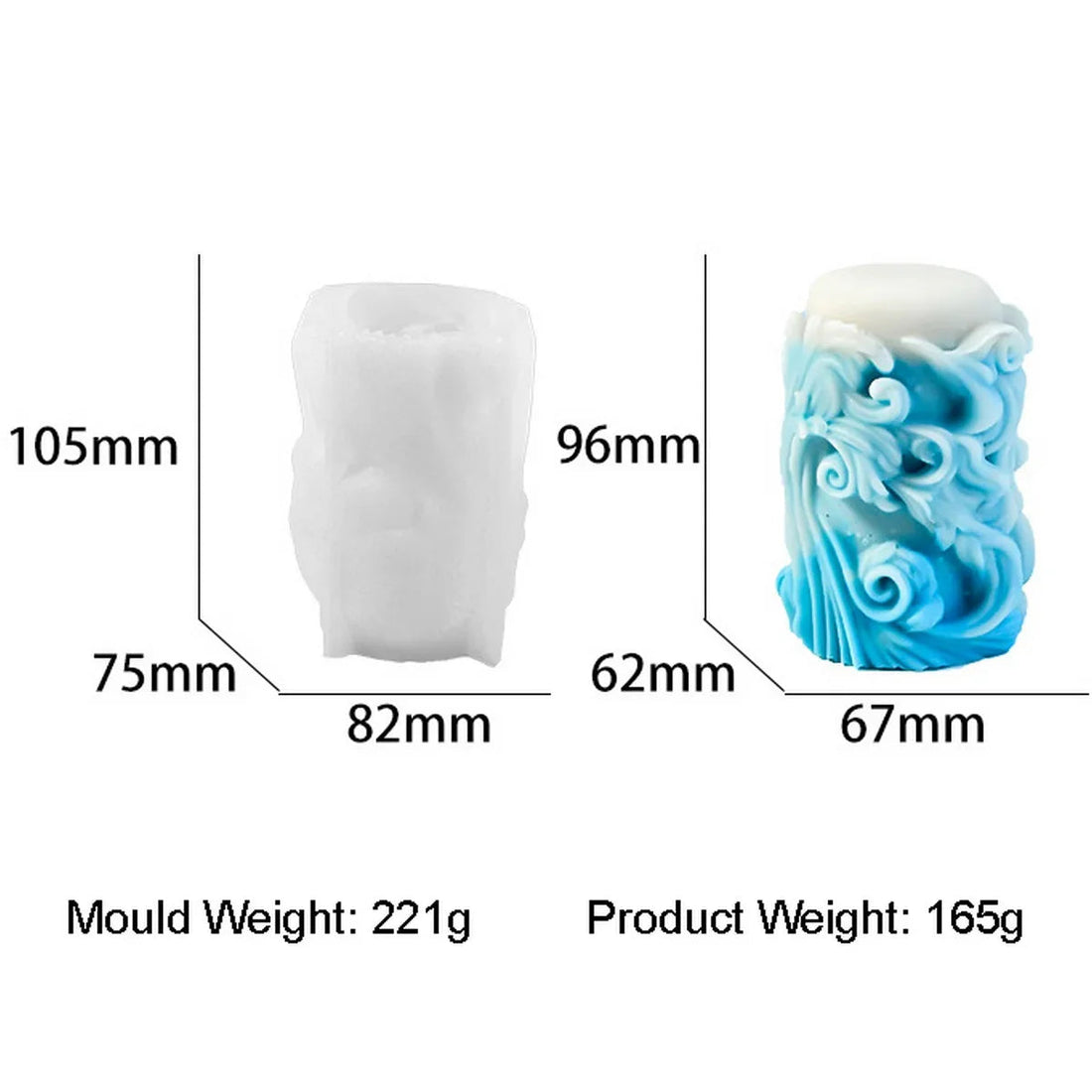 Jags Silicone Mould Candel Making JSM182