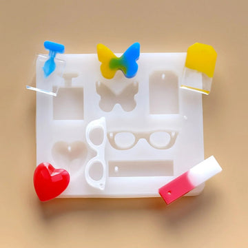 Jags Silicone Mould 5 Design Keychain Making JSM25