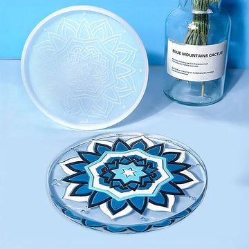 Jags Silicone Mould Designer Coaster Design JSM32