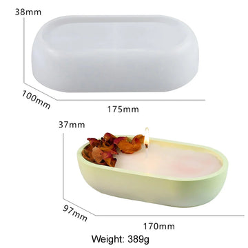 Jags Silicone Mould Candel Pot JSM33