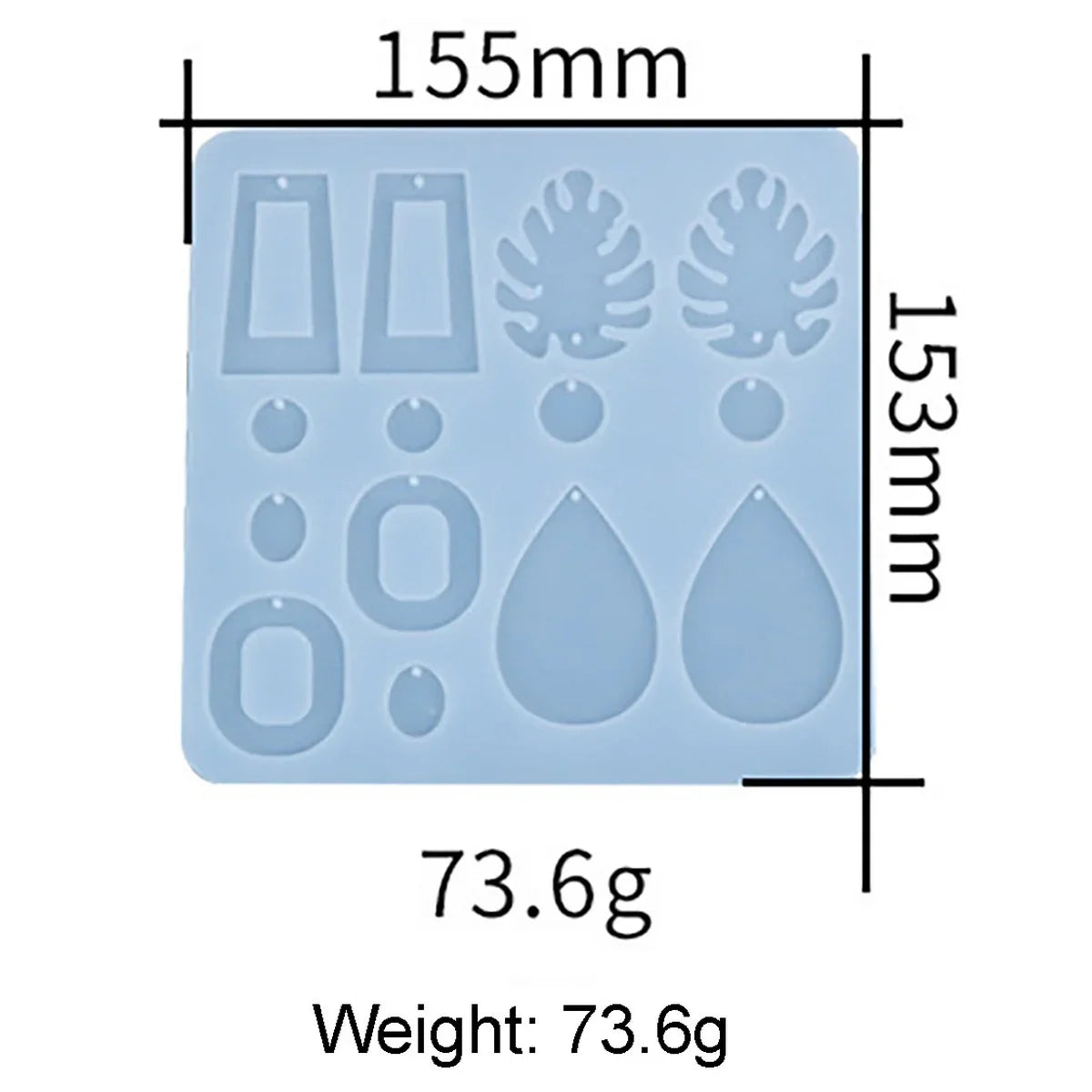 Jags Silicone Mould Earring Design JSM59