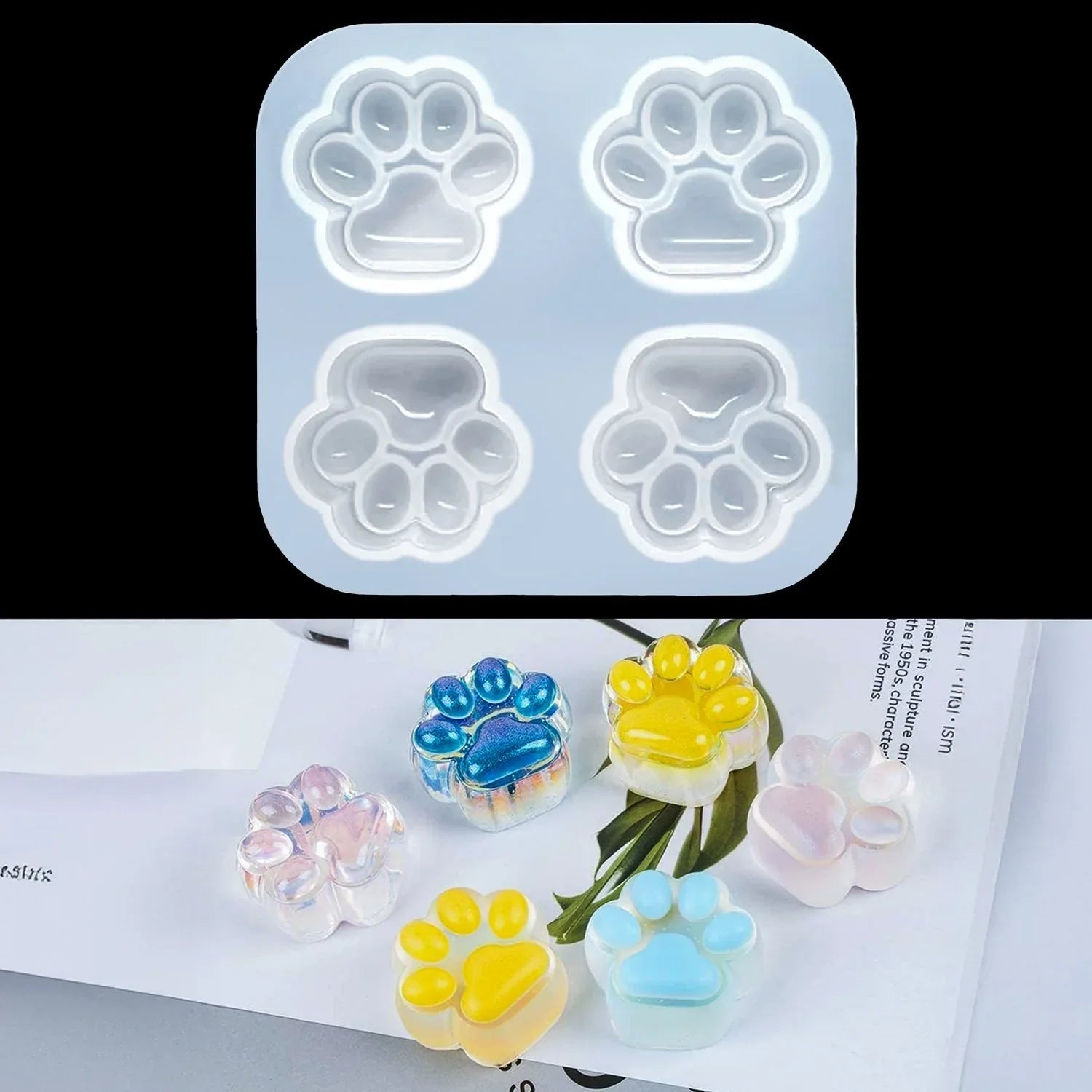 Jags Silicone Mould Dog Foot Paw JSM60