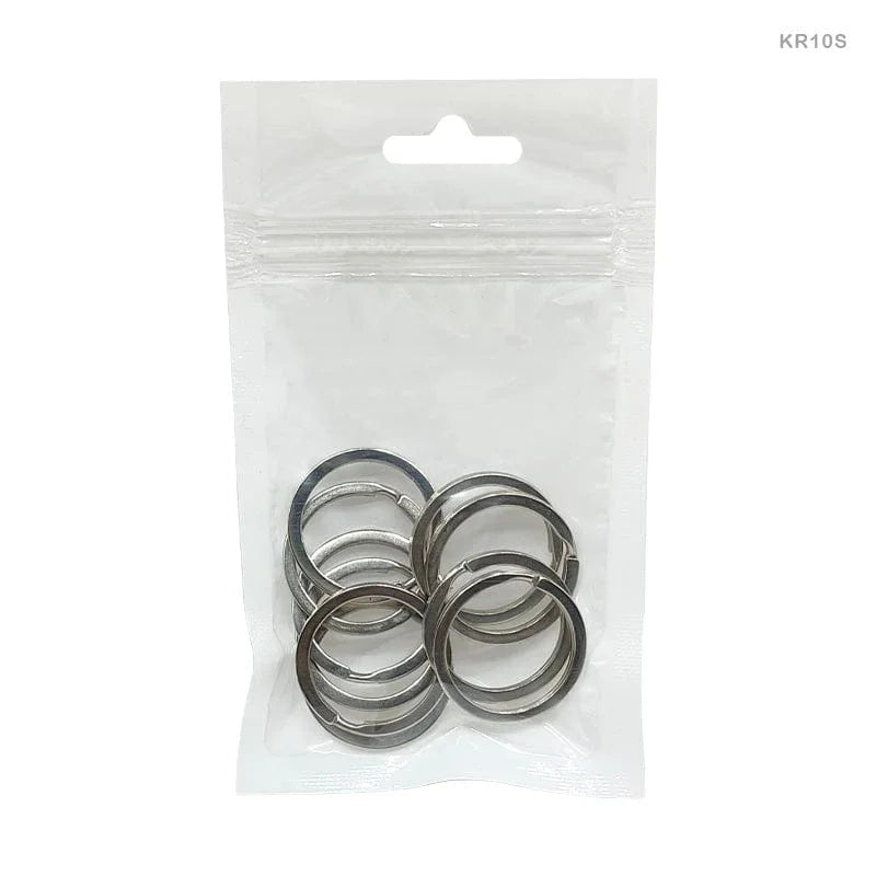 Key Ring 2X30Mm 10Pcs Silver (Kr10S)