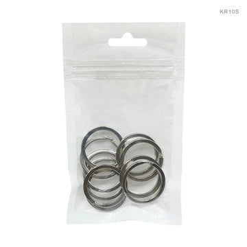 Key Ring 2X30Mm 10Pcs Silver (Kr10S)