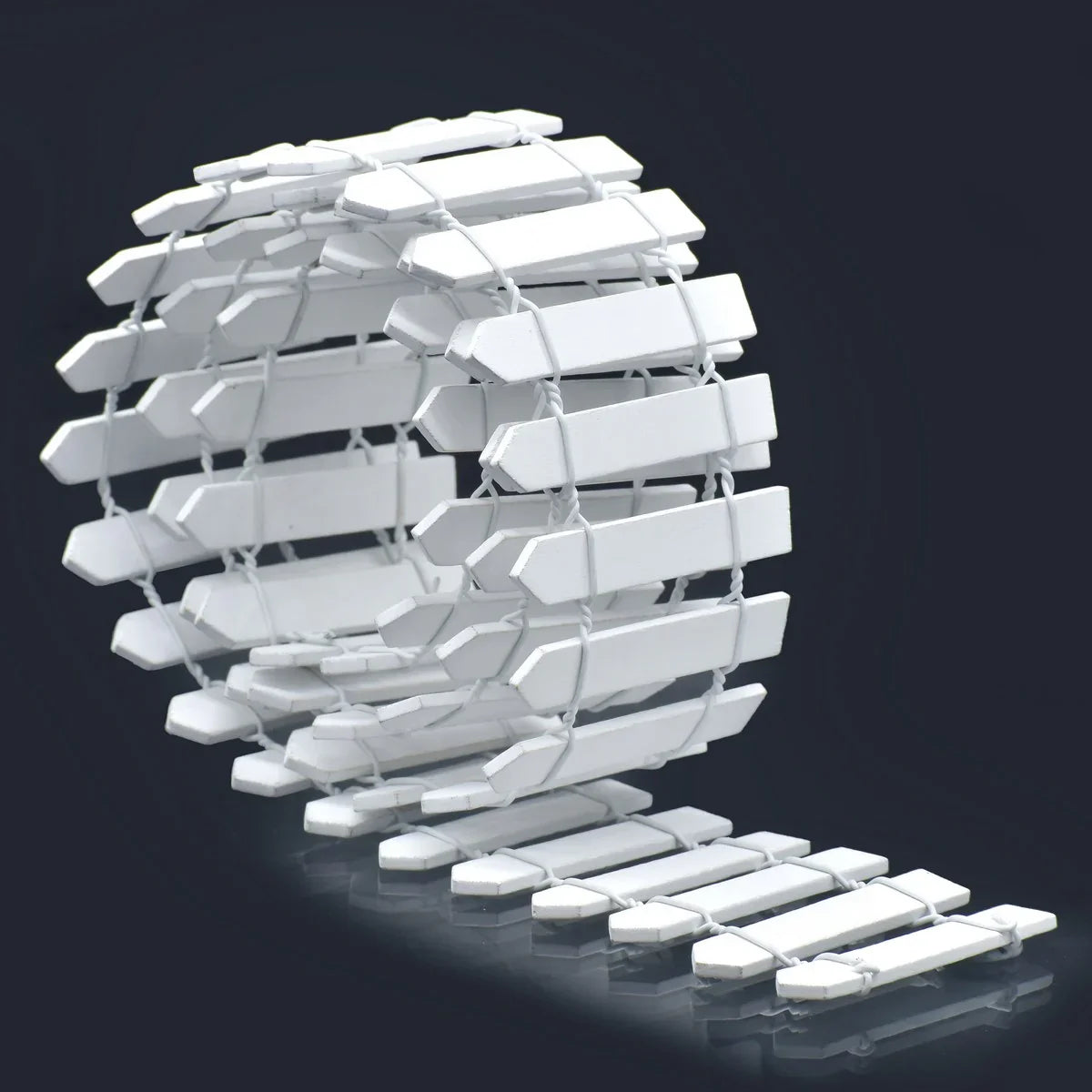 Model Farmhouse Border Big White 90CMX5.5CM LB-RAIL4