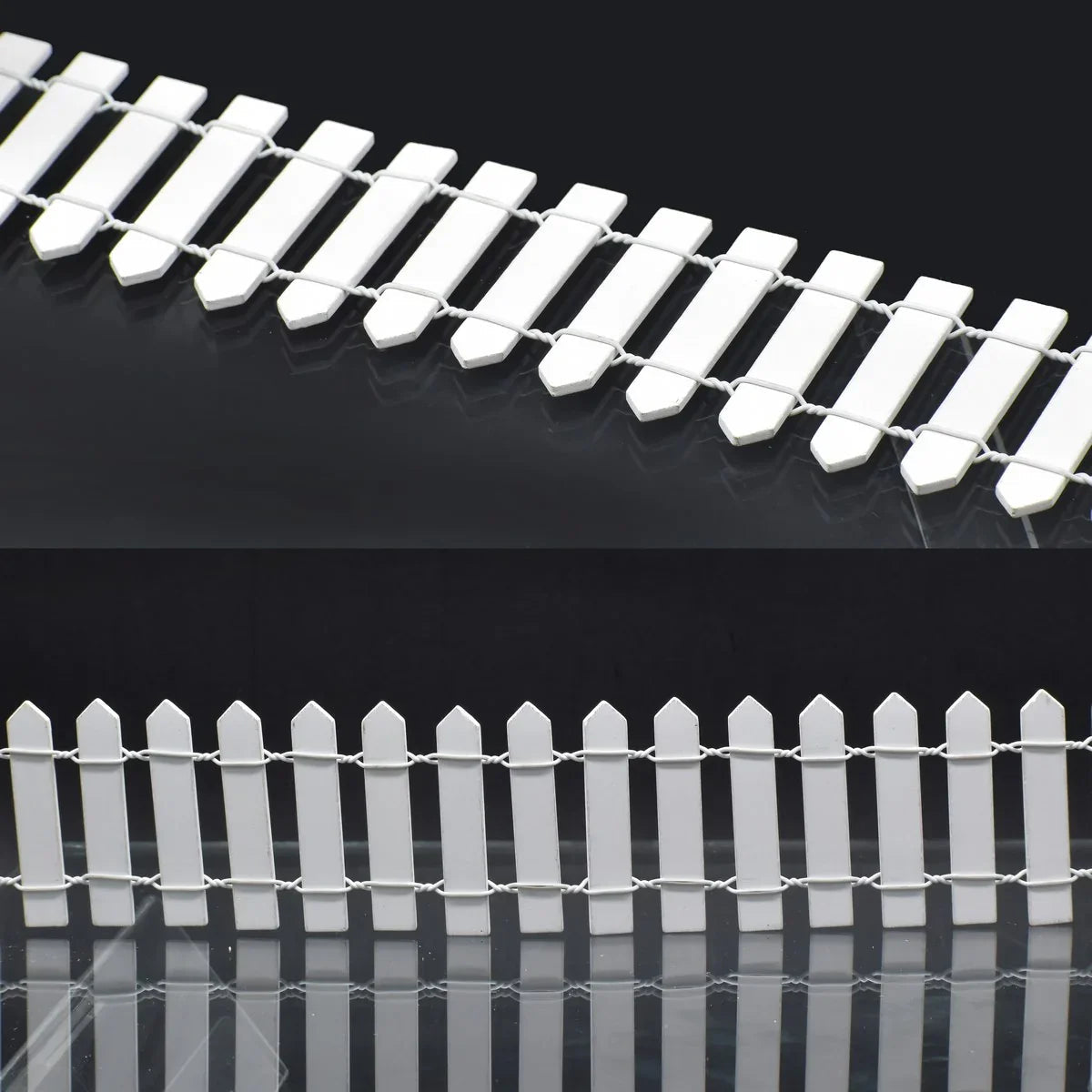 Model Farmhouse Border Big White 90CMX5.5CM LB-RAIL4