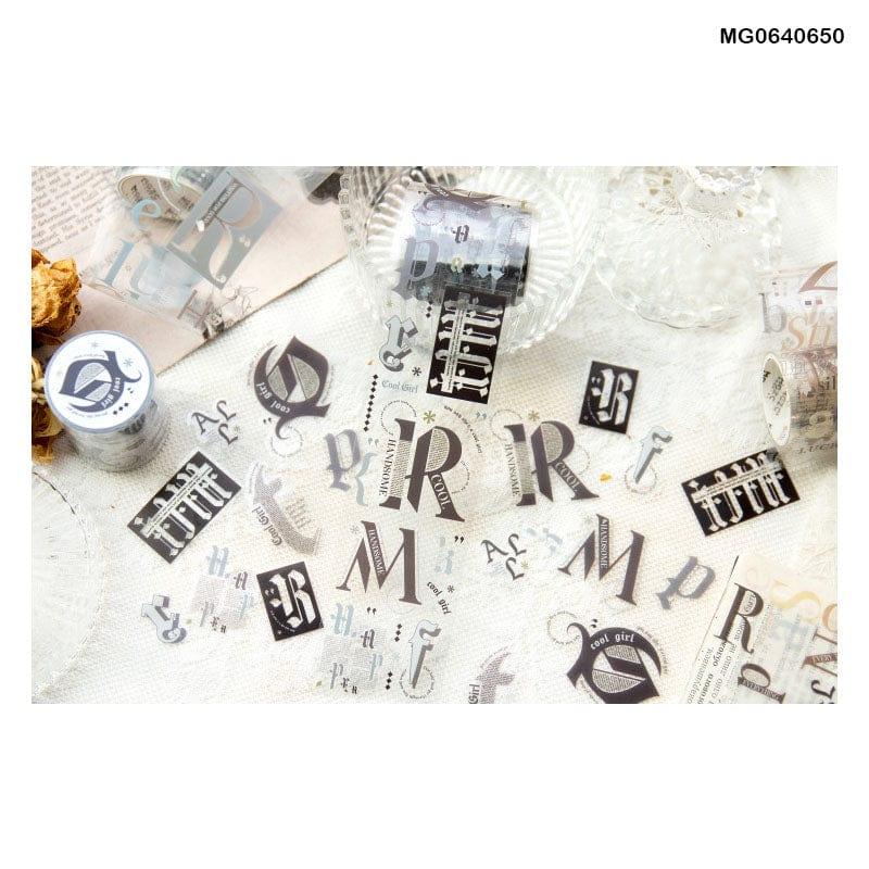 Mg0640650 Mgzc Letter Tape Sticker 50*2Mm