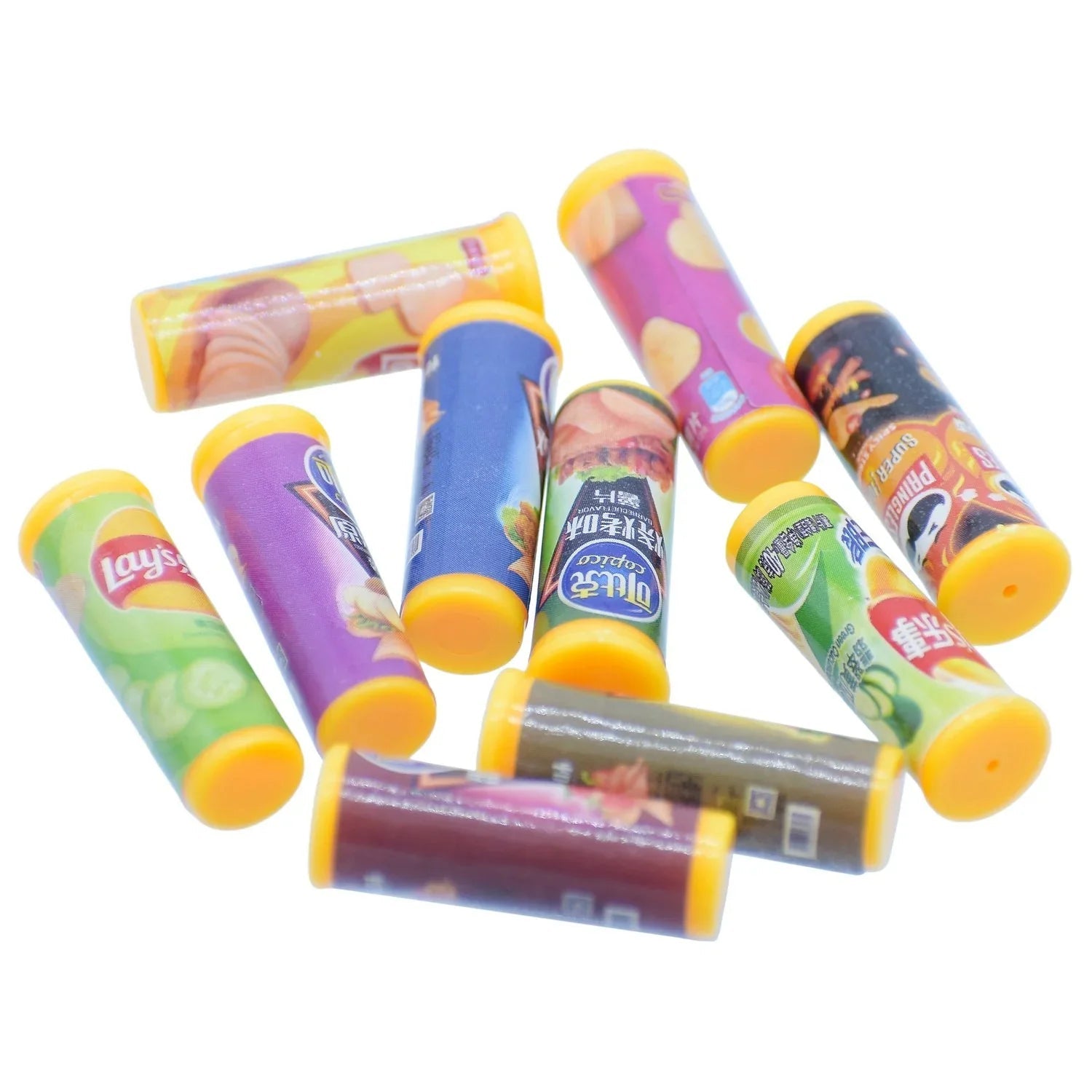 Miniature Model Wafer Chips Bottles Set 10 Pics MMA103