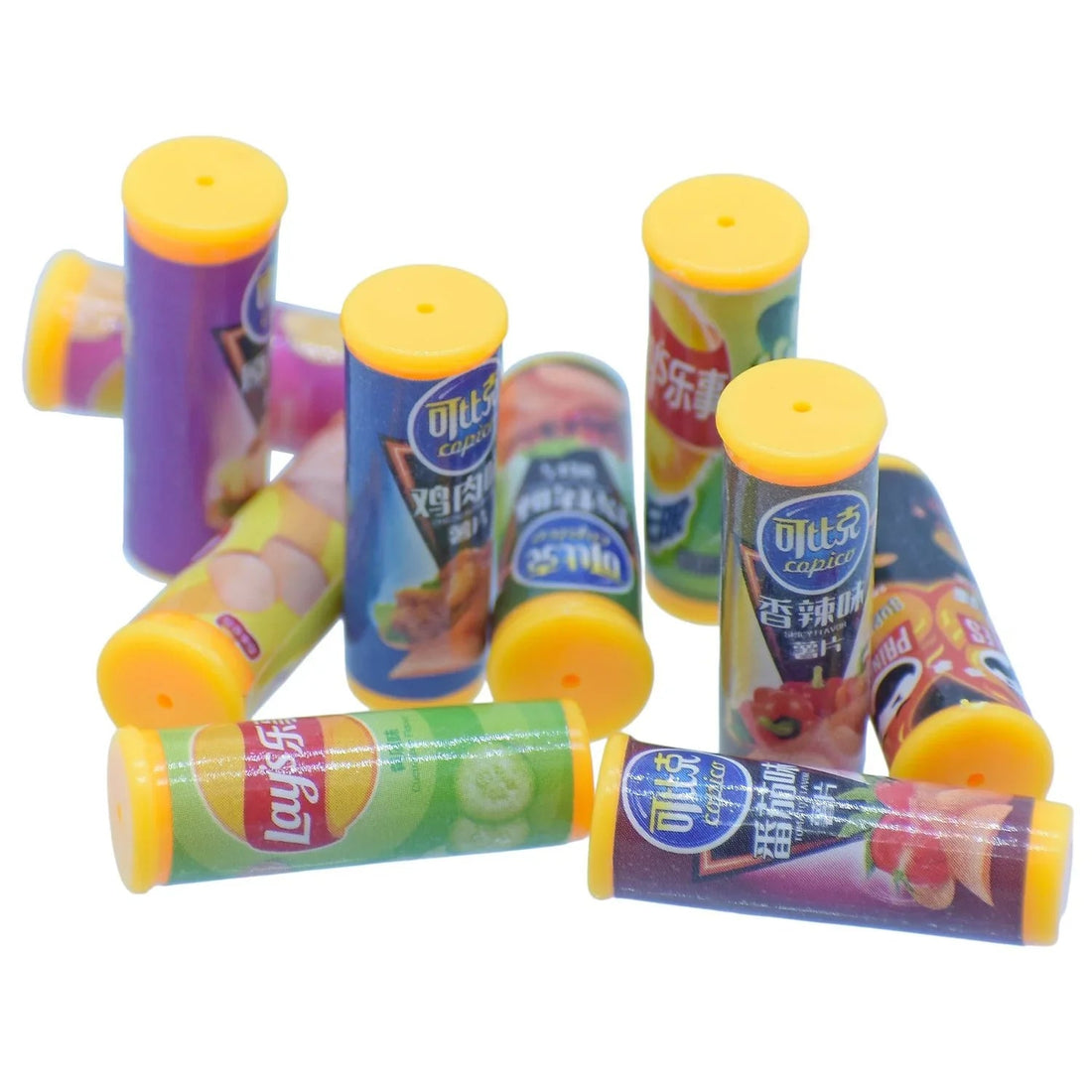 Miniature Model Wafer Chips Bottles Set 10 Pics MMA103