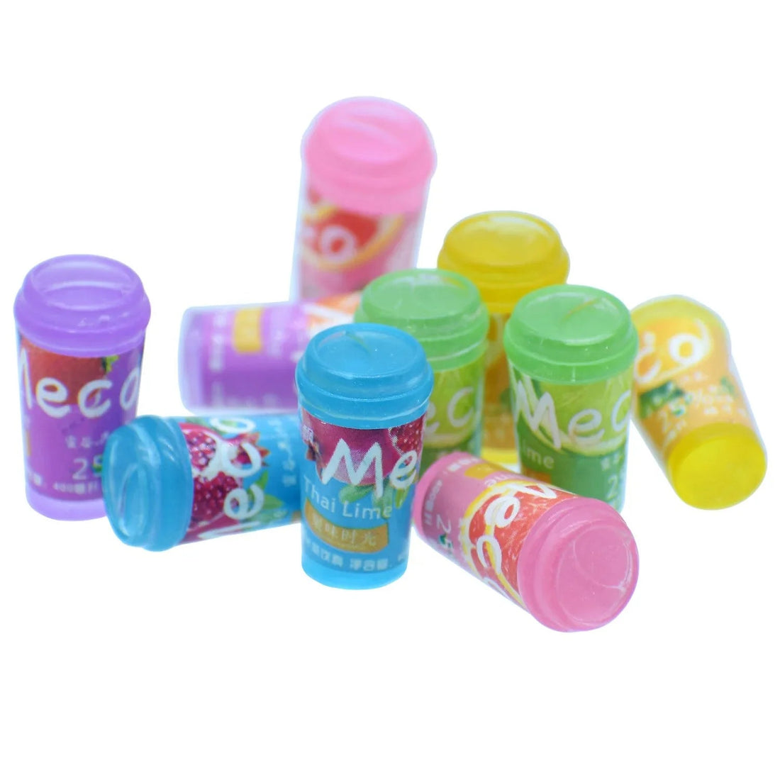 Miniature Model Friut Jellies Bottles Set 10 Pics MMA104