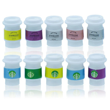 Miniature Model Starbucks Bottles Set 10 Pics MMA106