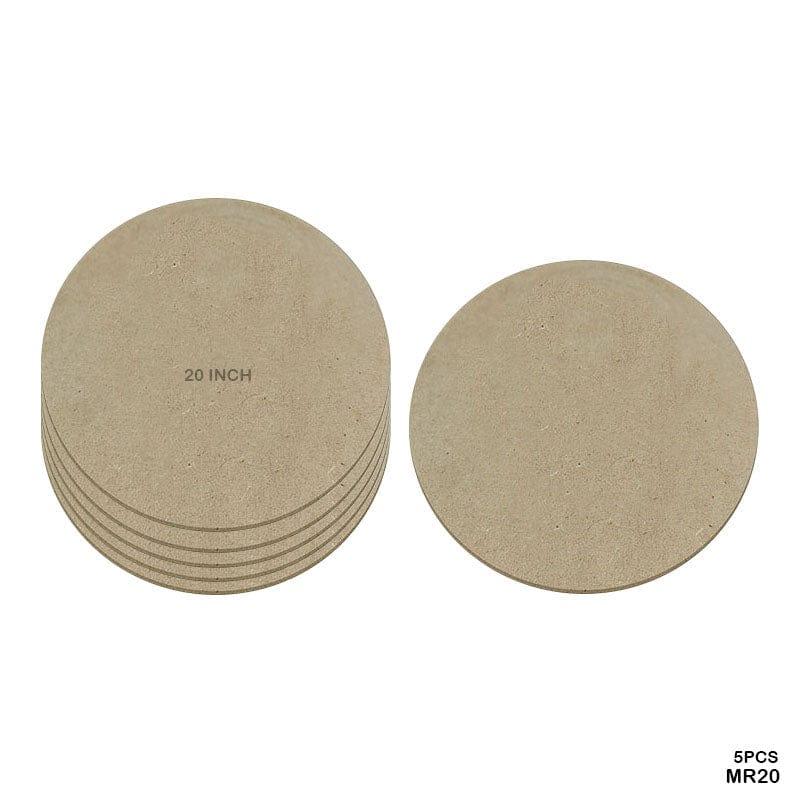 Mdf Round 20 Inch 5Pcs (Mr20)