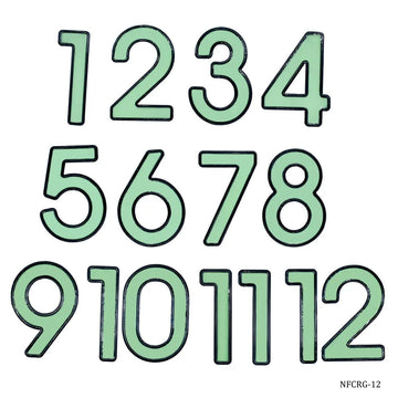 Numberical For Clock Glow In Dark 1 To 12 NFCRG-12