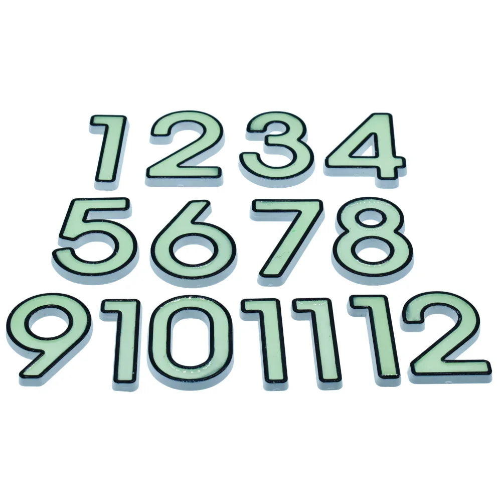 Numberical For Clock Glow In Dark 1 To 12 NFCRG-12