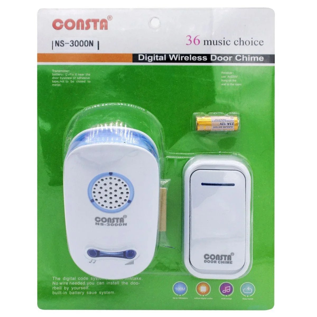 Door Bell With Plug NS-3000N