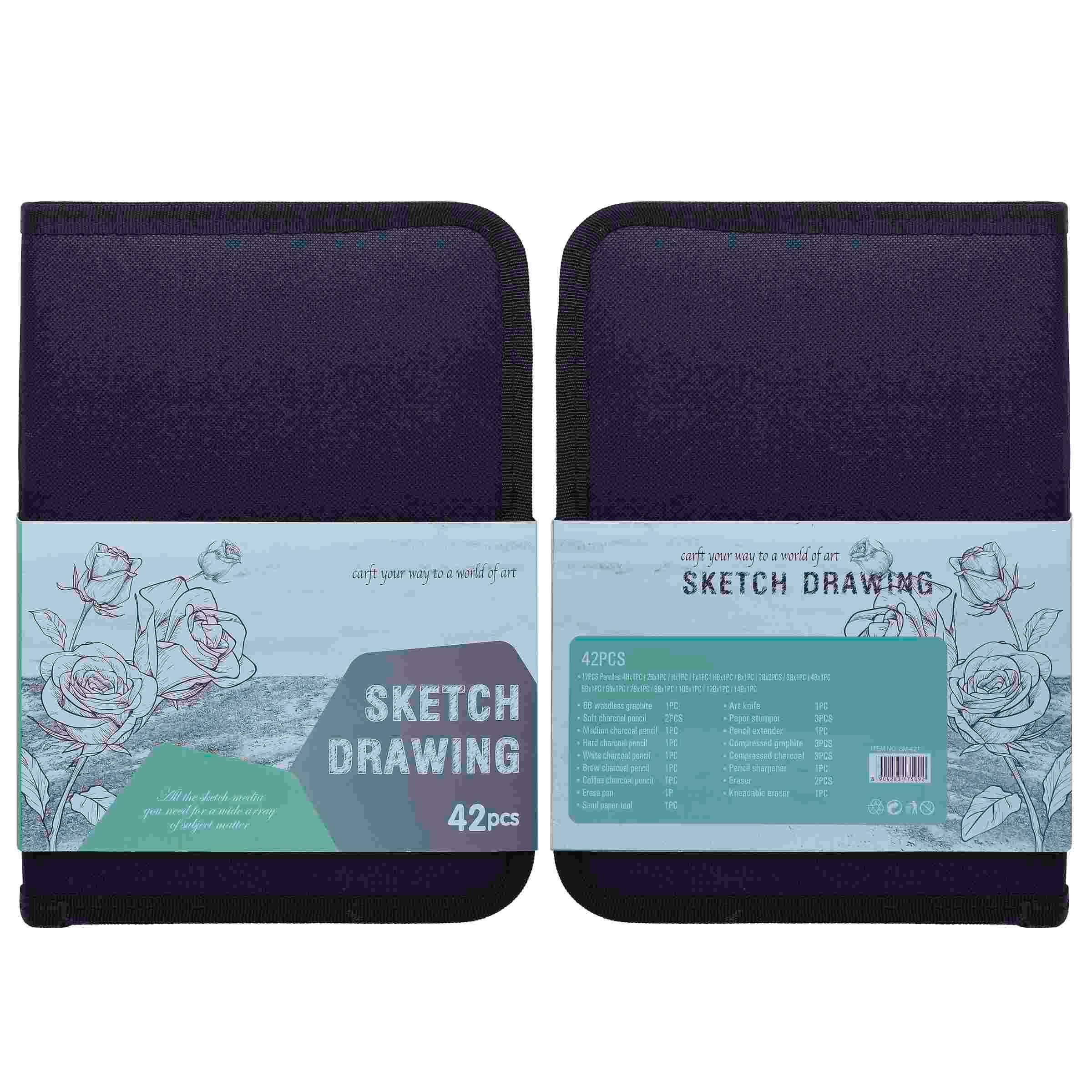Sketch Drawing Set of 42 Pics SM-42T