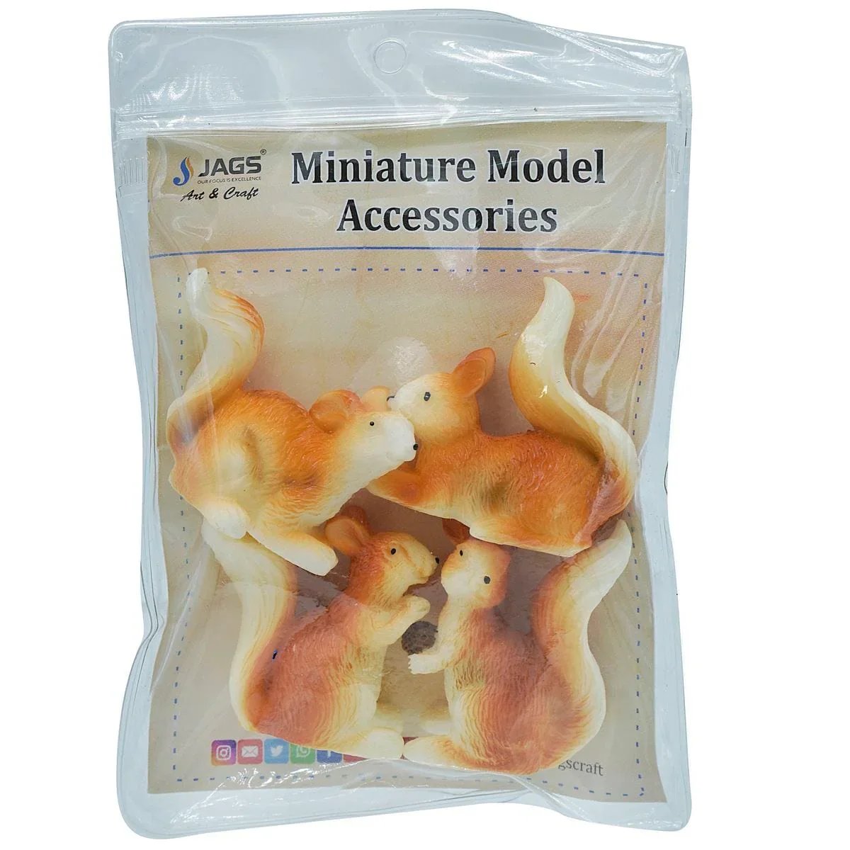 Model Accessories Squirrel 4P (C0131-5678) SQC-4PC
