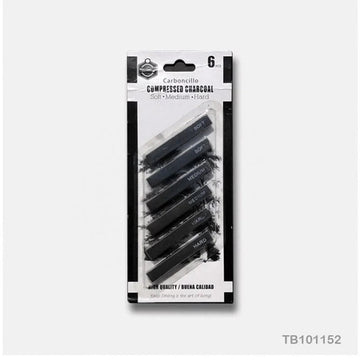 6Pc Compressed Charcoal (Tb101152)