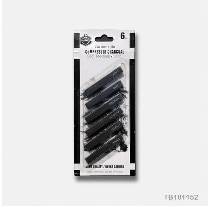 6Pc Compressed Charcoal (Tb101152)